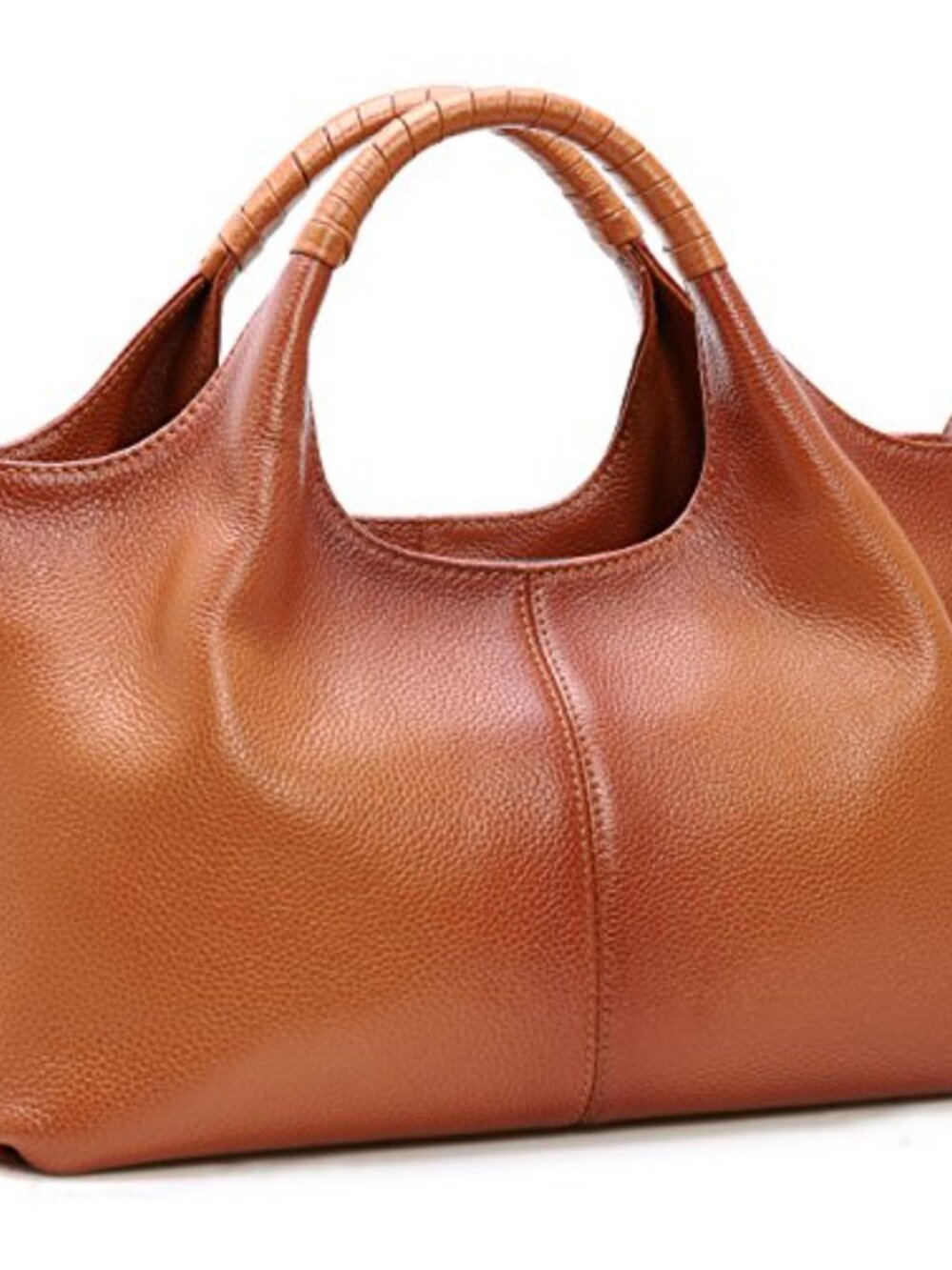 Genuine Top Layer Cowhide Leather Tote Crossbody Handbag Everyday
